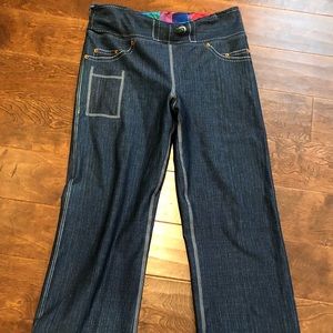 InkNBurn Rose Denim Pants